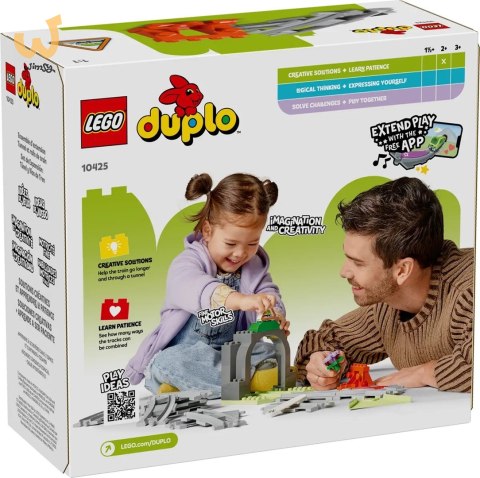 LEGO DUPLO TOWN 10425 Tunel i tory kolejowe - zestaw rozszerzający LEGO DUPLO TOWN 10425 Tunel i tory kolejowe - zestaw rozszerzający