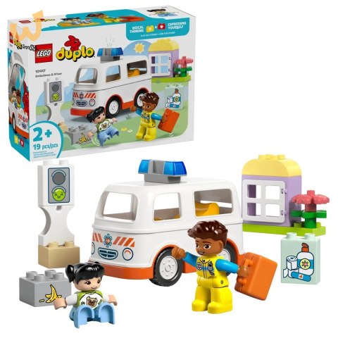 LEGO DUPLO TOWN 10447 Karetka z kierowcą LEGO DUPLO TOWN 10447 Karetka z kierowcą