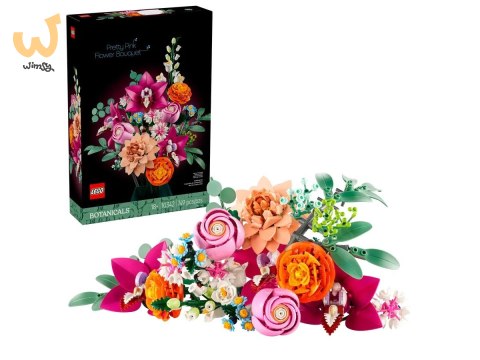 LEGO ICONS 10342 Botanicals - Piękny bukiet różowych kwiatów