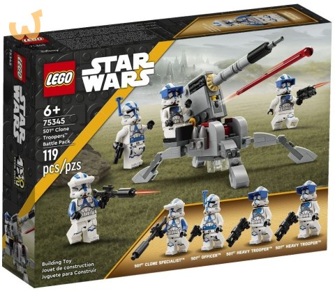 LEGO Star Wars 75345 Zestaw bitewny - żołnierze-klony z 501. legionu LEGO Star Wars 75345 Zestaw bitewny - żołnierze-klony z 501. legionu