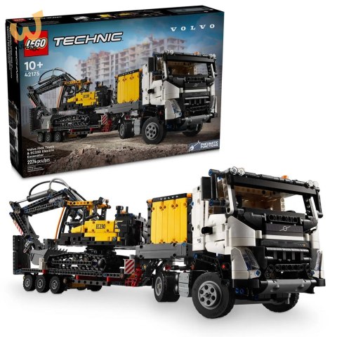 LEGO Technic 42175 Ciężarówka Volvo FMX i koparka EC230 Electric LEGO Technic 42175 Ciężarówka Volvo FMX i koparka EC230 Electric