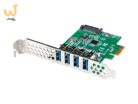 LANBERG KARTA PCI-E X1 -> 4X USB-A 3.1 GEN1 ŚLEDŹ LOW PROFILE PCE-US3-004 LANBERG KARTA PCI-E X1 -> 4X USB-A 3.1 GEN1 ŚLEDŹ LOW PROFILE PCE-US3-004