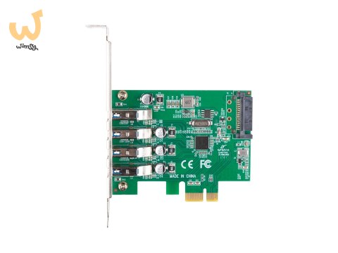 LANBERG KARTA PCI-E X1 -> 4X USB-A 3.1 GEN1 ŚLEDŹ LOW PROFILE PCE-US3-004 LANBERG KARTA PCI-E X1 -> 4X USB-A 3.1 GEN1 ŚLEDŹ LOW PROFILE PCE-US3-004