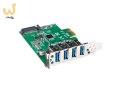 LANBERG KARTA PCI-E X1 -> 4X USB-A 3.1 GEN1 ŚLEDŹ LOW PROFILE PCE-US3-004