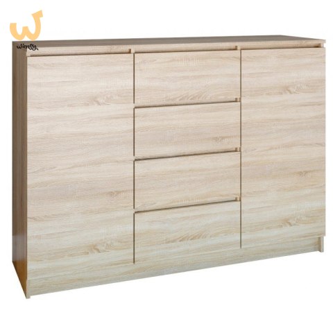 KOMODA 2 DRZWI 4 SZUFLADY SONOMA KOMODA 2 DRZWI 4 SZUFLADY SONOMA