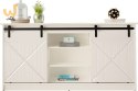 Komoda 160x80x35 GRANERO biały/biały połysk