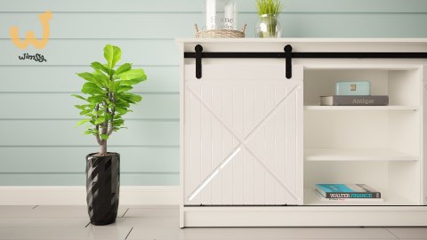 Komoda 160x80x35 GRANERO biały/biały połysk Komoda 160x80x35 GRANERO biały/biały połysk