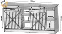 Komoda 160x80x35 GRANERO dąb wotan