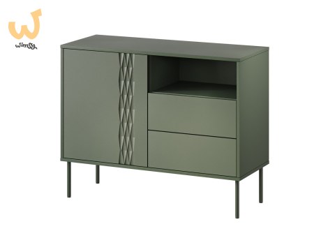 Komoda 1D2S TRESSE 100x40x75 zieleń mat Komoda 1D2S TRESSE 100x40x75 zieleń mat