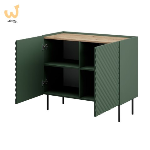 Komoda 2D ONDA 98x45xH85 zieleń Komoda 2D ONDA 98x45xH85 zieleń