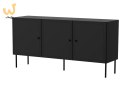 Komoda 3D PALAZZO BIS 151x40x75 czarny mat