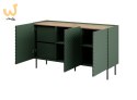 Komoda 3D2SZ ONDA 150x45xH85 zieleń
