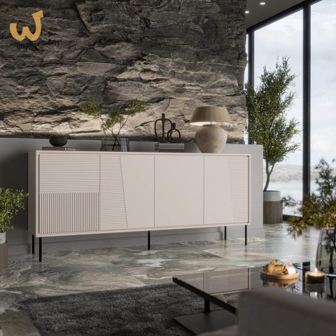 Komoda 4D ABI 200x45x88 kaszmir mat Komoda 4D ABI 200x45x88 kaszmir mat