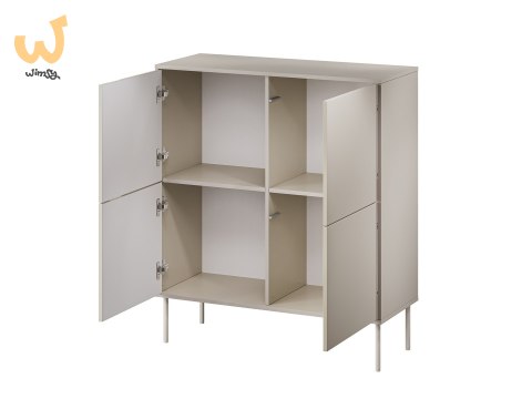 Komoda 4D TRESSE 100x40x110 kaszmir mat Komoda 4D TRESSE 100x40x110 kaszmir mat