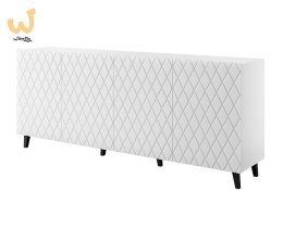 Komoda ASTI 200x42x82 biały mat