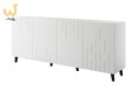 Komoda BARI 200x42x82 biały mat