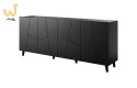 Komoda ETNA 200x42x82 czarny mat
