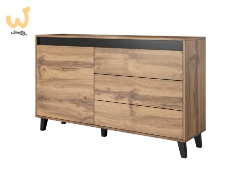 Komoda NORD 138cm dąb wotan/antracyt Komoda NORD 138cm dąb wotan/antracyt
