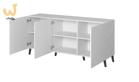 Komoda NOVA 155x40x72 biały mat Komoda NOVA 155x40x72 biały mat