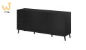 Komoda NOVA 155x40x72 czarny mat