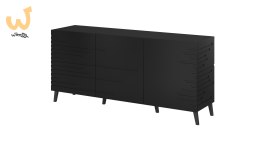 Komoda NOVA 155x40x72 czarny mat