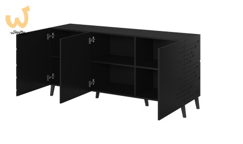 Komoda NOVA 155x40x72 czarny mat Komoda NOVA 155x40x72 czarny mat