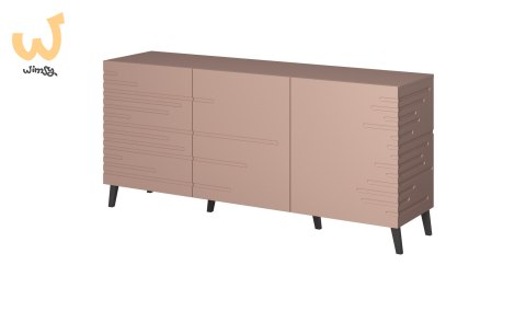 Komoda NOVA 155x40x72 róż mat Komoda NOVA 155x40x72 róż mat