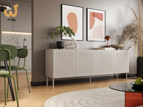 Komoda SIENA 200x40x75 kaszmir mat Komoda SIENA 200x40x75 kaszmir mat