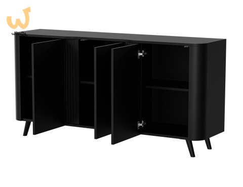 Komoda VOLARE 151x39x75 czarny Komoda VOLARE 151x39x75 czarny