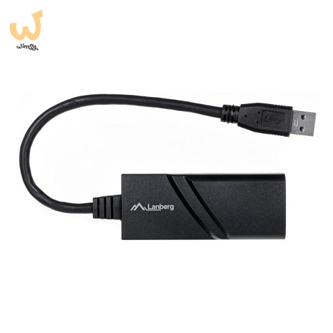 Karta sieciowa Lanberg NC-1000-01 (USB 3.0; 1x 10/100/1000Mbps) Karta sieciowa Lanberg NC-1000-01 (USB 3.0; 1x 10/100/1000Mbps)