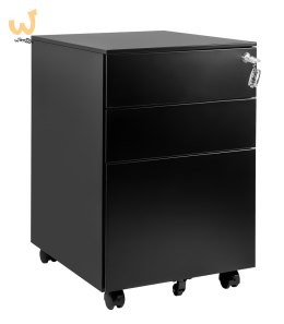 Kontener metalowy z zamkiem XD-040-3 Czarny