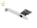 LANBERG KARTA SIECIOWA PCI-E 1X RJ45 1GB RTL8111C ŚLEDŹ LOW PROFILE PCE-1GB-201