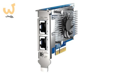Qnap QXG-10G2T-X710, 2x 10GbE RJ-45, Intel X710, PCIe Gen3 x4 Qnap QXG-10G2T-X710, 2x 10GbE RJ-45, Intel X710, PCIe Gen3 x4