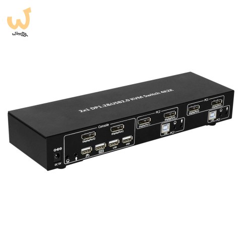 TECHLY PRZEŁĄCZNIK KVM DISPLAYPORT/USB 2X1 DUAL HE TECHLY PRZEŁĄCZNIK KVM DISPLAYPORT/USB 2X1 DUAL HE
