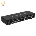 TECHLY PRZEŁĄCZNIK KVM DISPLAYPORT/USB 4X1 4K*30HZ
