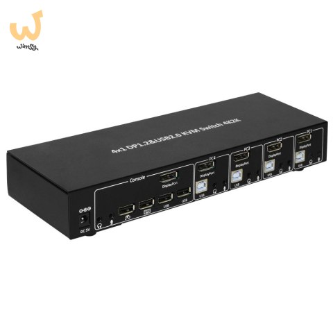 TECHLY PRZEŁĄCZNIK KVM DISPLAYPORT/USB 4X1 4K*30HZ TECHLY PRZEŁĄCZNIK KVM DISPLAYPORT/USB 4X1 4K*30HZ