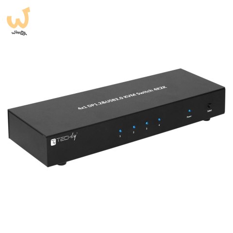 TECHLY PRZEŁĄCZNIK KVM DISPLAYPORT/USB 4X1 4K*30HZ TECHLY PRZEŁĄCZNIK KVM DISPLAYPORT/USB 4X1 4K*30HZ