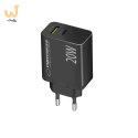ESPERANZA ŁADOWARKA SIECIOWA 20W USB-C PD 20W / USB-A QC 3.0 18W CZARNA EZC105K