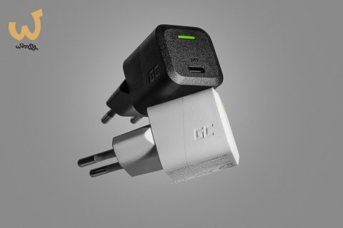 GREEN CELL ŁADOWARKA USB-C GAN GC POWERGAN 33W PD 3.0 QC 3.0 USB-C BIAŁA GREEN CELL ŁADOWARKA USB-C GAN GC POWERGAN 33W PD 3.0 QC 3.0 USB-C BIAŁA