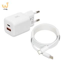 IBOX ŁADOWARKA UNIWERSALNA C-42 GAN PD33W USB A+C WHITE