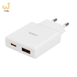 IBOX ŁADOWARKA UNIWERSALNA C-43 GAN PD30W SLIM USB A+C WHITE