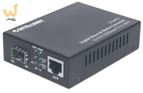 INTELLINET MEDIA KONWERTER GIGABIT ETHERNET NA SLOT SFP 510493 INTELLINET MEDIA KONWERTER GIGABIT ETHERNET NA SLOT SFP 510493