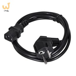 Kabel GEMBIRD PC-186 (C13 / IEC C13 / IEC 320 C13 - Schuko ; 1,8m; kolor czarny)