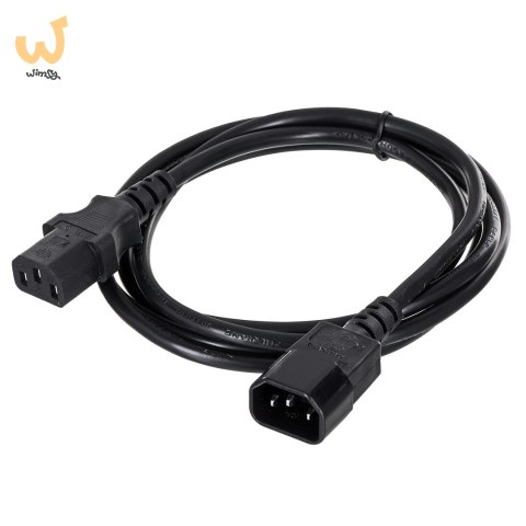 Kabel GEMBIRD PC-189-VDE (C13 / IEC C13 / IEC 320 C13 - C14 ; 1,8m; kolor czarny) Kabel GEMBIRD PC-189-VDE (C13 / IEC C13 / IEC 320 C13 - C14 ; 1,8m; kolor czarny)
