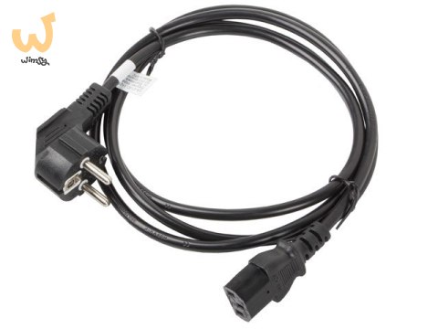Kabel Lanberg CA-C13C-11CC-0018-BK (C13 / IEC C13 / IEC 320 C13 F - Schuko M; 1,8m; kolor czarny) Kabel Lanberg CA-C13C-11CC-0018-BK (C13 / IEC C13 / IEC 320 C13 F - Schuko M; 1,8m; kolor czarny)