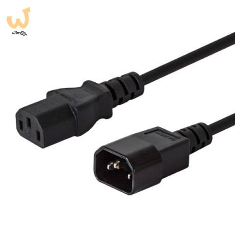 Kabel SAVIO CL-99 (C14 / IEC C14 / IEC 320 C14 M - C13 F; 1,2m; kolor czarny) Kabel SAVIO CL-99 (C14 / IEC C14 / IEC 320 C14 M - C13 F; 1,2m; kolor czarny)