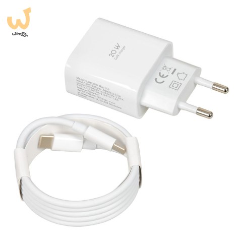 ŁADOWARKA SIECIOWA I-BOX C-39 USB-C PD20W Z KABLEM ŁADOWARKA SIECIOWA I-BOX C-39 USB-C PD20W Z KABLEM