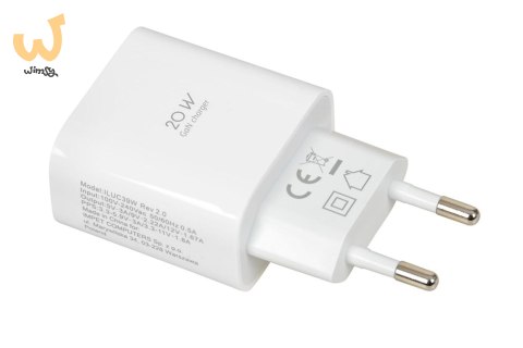 ŁADOWARKA SIECIOWA I-BOX C-39 USB-C PD20W Z KABLEM ŁADOWARKA SIECIOWA I-BOX C-39 USB-C PD20W Z KABLEM