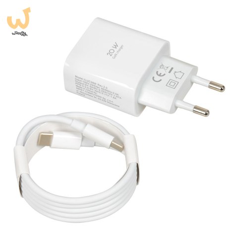 ŁADOWARKA SIECIOWA I-BOX C-39 USB-C PD20W Z KABLEM ŁADOWARKA SIECIOWA I-BOX C-39 USB-C PD20W Z KABLEM