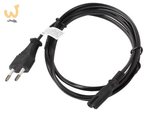 LANBERG KABEL ZASILAJĄCY EURO CEE 7/16 -> C7 1.8M (ÓSEMKA) LANBERG KABEL ZASILAJĄCY EURO CEE 7/16 -> C7 1.8M (ÓSEMKA)